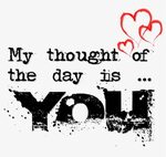 My Thought Of The Day Is You - 1023x869 PNG Download - PNGki